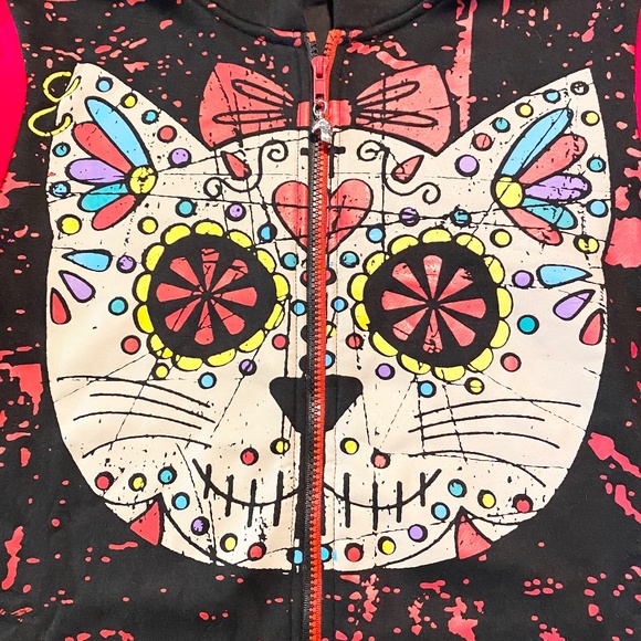 Women’s | Banned Alternative | Zip Up Hoodie | Black & Red | S (6) - Picture 5 of 16